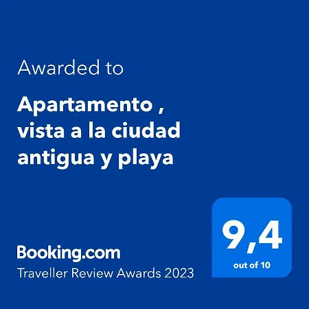 , Vista A La Ciudad Antigua Y Playa * Cartagena